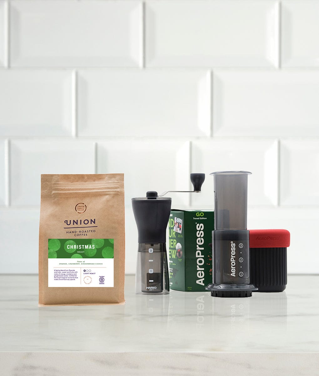 AeroPress Go & Grinder, Gift Set