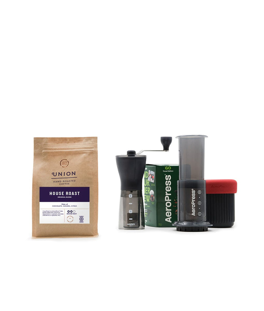 AeroPress Go & Grinder, Gift Set
