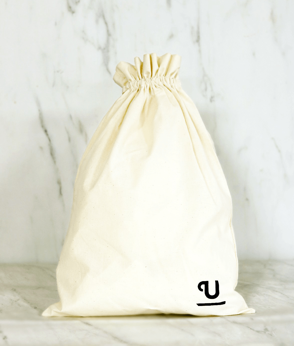 Natural Cotton Drawstring Bag, Union Branded
