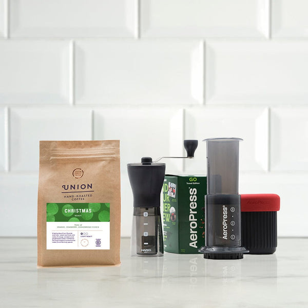 Image: AeroPress Go & Grinder, Gift Set