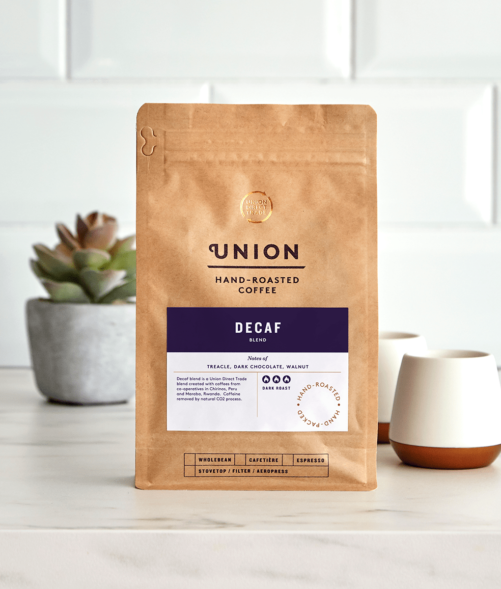 Decaf Blend, Union Coffee Bag,Wholebean,Cafetiere,Filter,Espresso,200g,1kg