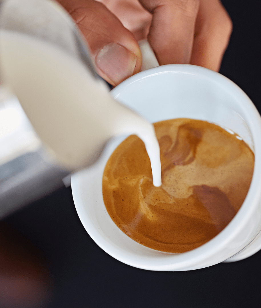 Pouring Milk, Union Coffee