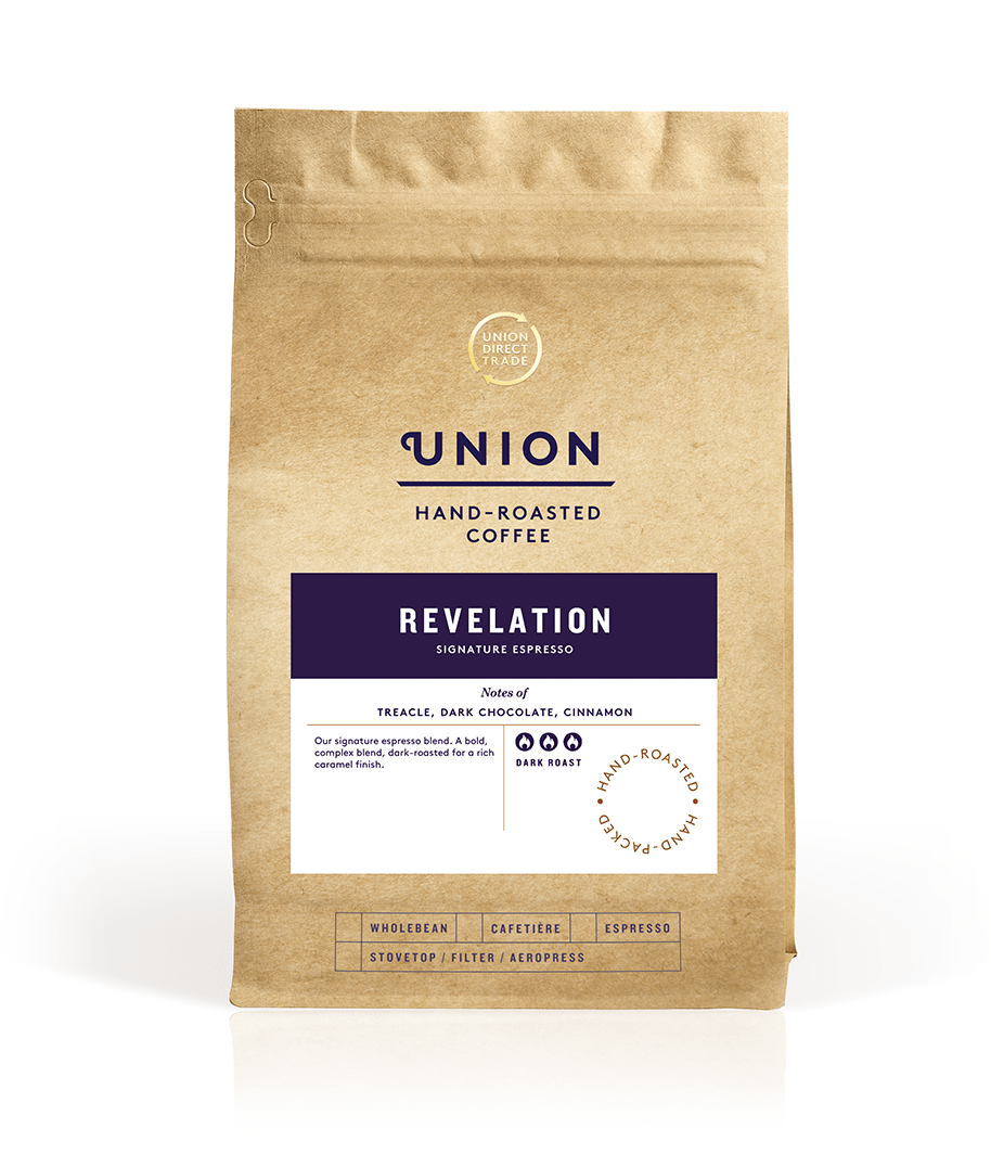 Revelation Blend Roast To Order Bag, Union Coffee,Wholebean,Cafetiere,Filter,Espresso,200g,1kg, 200g / Wholebean, 200g / Cafetiere, 200g / Filter, 200g / Espresso, 1kg / Wholebean , 500g / Wholebean