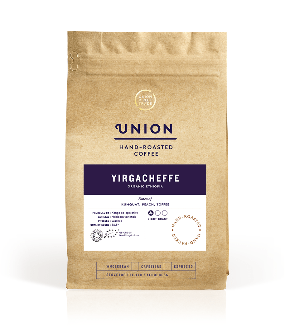 Yirgacheffe, Roast To Order, Union Coffee Bag,Wholebean,Cafetiere,Filter,Espresso,200g,1kg